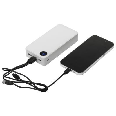 Внешний аккумулятор Mild Pro c быстрой зарядкой QC/PD, 20 000 mAh, белый-1