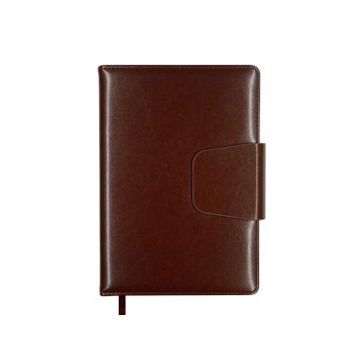 Ежедневник А5 недатированный Prestige, темно-коричневый-1