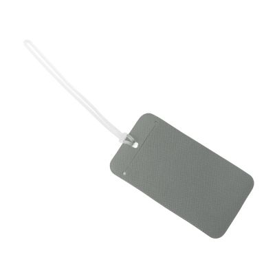 Багажная бирка Favor на силиконовой петле, серый-1