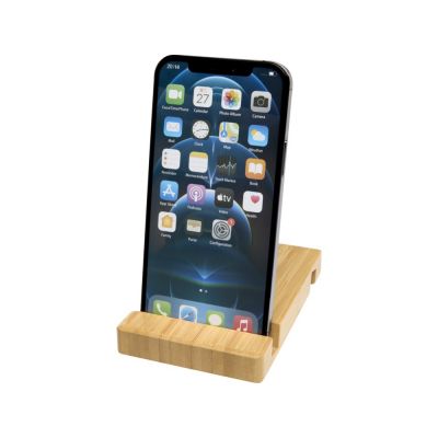 Bubup бамбуковая 2-угольная подставка для планшета и телефона-3