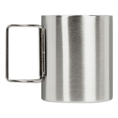 Стальная кружка с двойными стенками и складными ручками Kamchatka-2