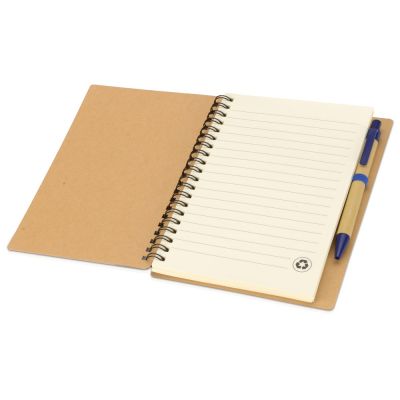 Блокнот Priestly с ручкой, синий-1