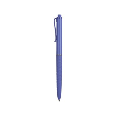 Ручка пластиковая soft-touch шариковая Plane, светло-синий-2