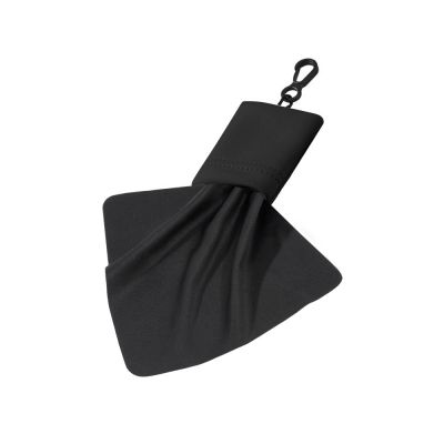 Очищающая салфетка Neat из микрофибры в чехле, черный-0