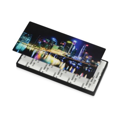 Портативное зарядное устройство Render с полноцветной, 5000 mAh, черный-0