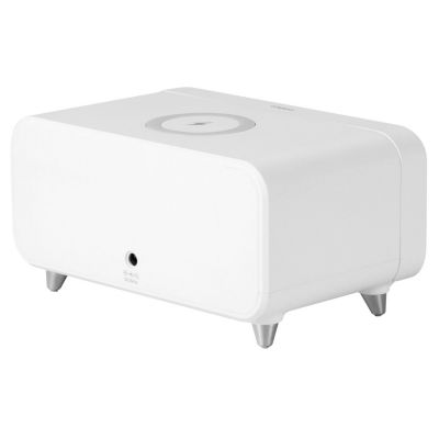 Часы с беспроводным зарядным устройством Rombica Timebox 1, белый-3