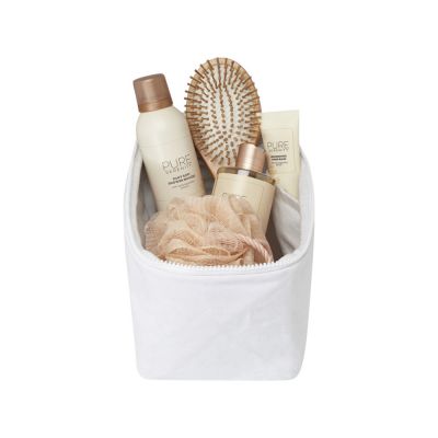 Органайзер для туалетных принадлежностей из переработанного материала Pack 500 г/м² Aware™ - Белый-2