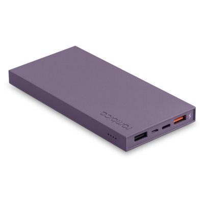 Внешний аккумулятор Rombica NEO ARIA Orchid, 10000мАч, Soft-touch, PD, QCharge, Type-C, сиреневый-0
