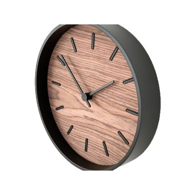 Часы настенные Tiger S, черный, орех-4