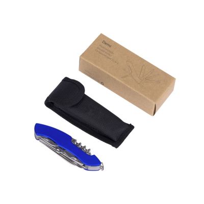 Мультитул-складной нож Demi 11-в-1, серебристый/черный-6