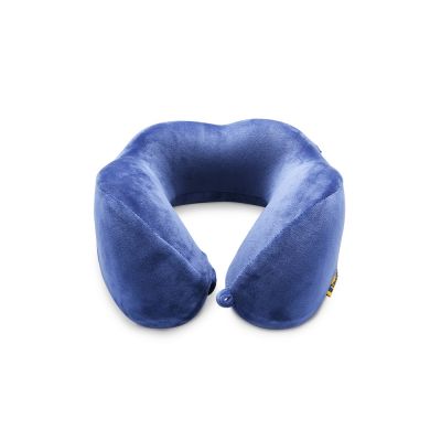 Подушка для путешествий с эффектом памяти, с капюшоном Hooded Tranquility Pillow, синий-0