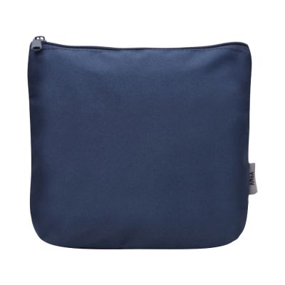 Органайзер для электроники и проводов Amalia из полиэстера 300D с подкладкой, темно-синий-2