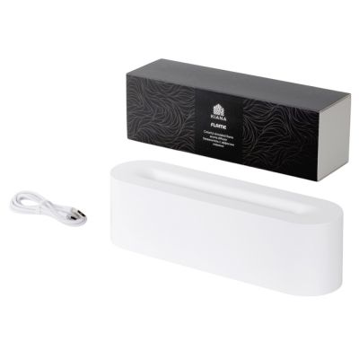 Увлажнитель с эффектом пламени Flame, белый-9