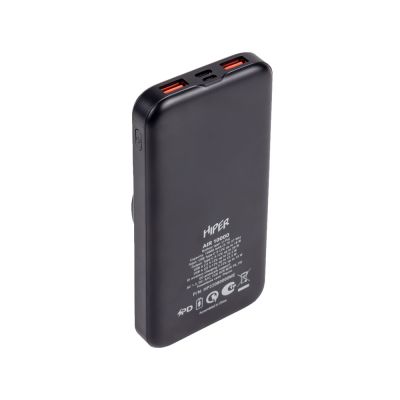 Внешний беспроводной аккумулятор AIR, 10000 mAh, черный-3