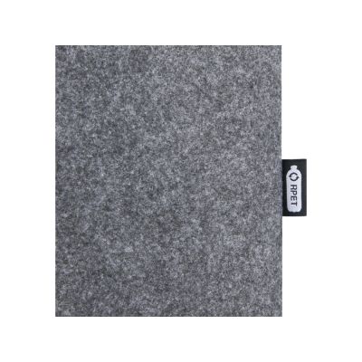 Эко-сумка Felta объемом 12 л из фетра, переработанного по стандарту GRS, с широким дном, средне-серый-4