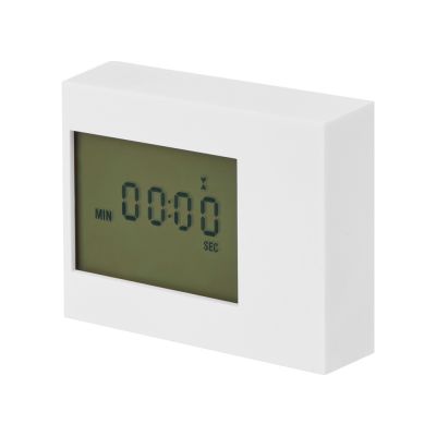 Настольные электронные мультифункциональные часы Rotatio с подсветкой, белый-3