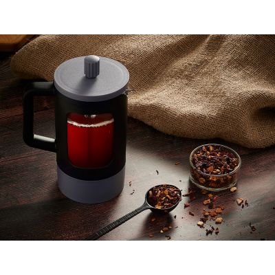 Френч-пресс Double Tone, черный-серый-8