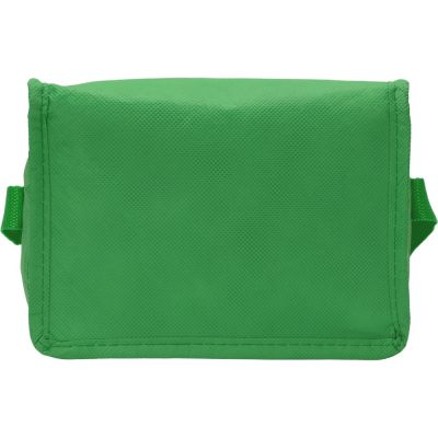 Сумка-холодильник Reviver из нетканого переработанного материала RPET, зеленый-8