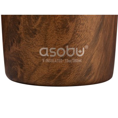 Термокружка CAFe COMPACT, 380 мл, wood-11
