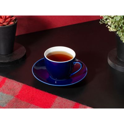 Чайная пара базовой формы Lotos, 250мл, темно-синий-6