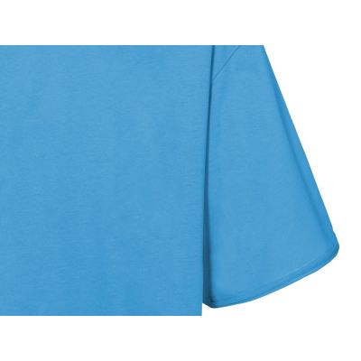 Футболка оверсайз Liyon унисекс, лазурный-11