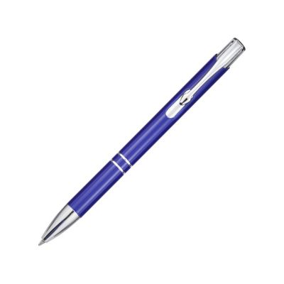 Шариковая ручка Moneta из переработанного алюминия - Ярко-синий-0