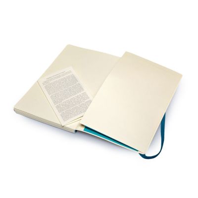 Записная книжка Moleskine Classic Soft (в линейку), Large (13х21см), бирюзовый-4