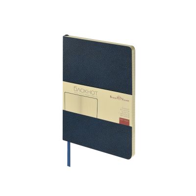 Блокнот А5 Megapolis Flex Loft, темно-синий-0