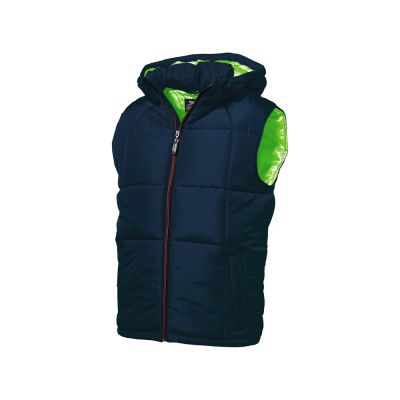 Жилет мужской, Slazenger, темно-синий/зеленое яблоко-0