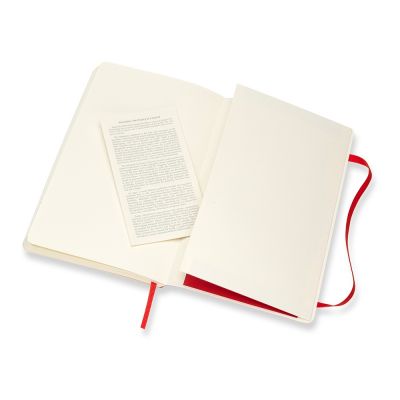 Записная книжка Moleskine Classic Soft (нелинованный), Large (13х21см), красный-1