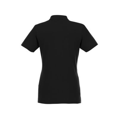 Женское поло Helios с коротким рукавом, черный-2