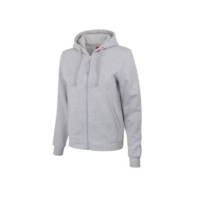 Толстовка на молнии Perform женская, серый меланж-0