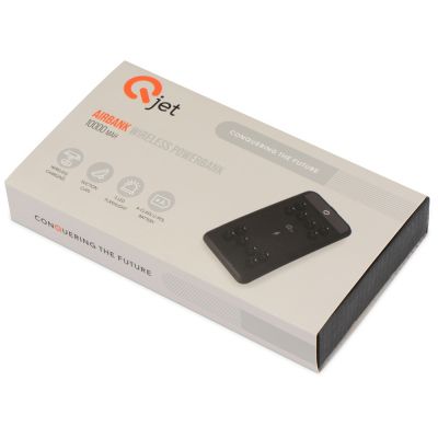 Портативное беспроводное зарядное устройство Airbank, 10000 mAh,  черный-10