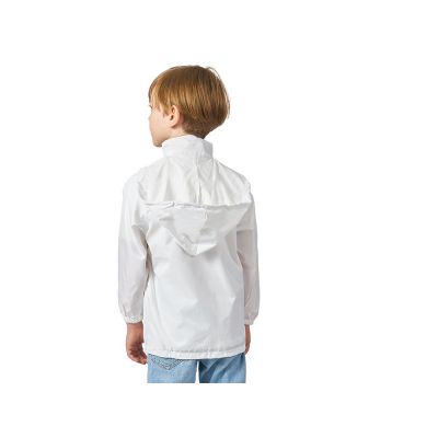 Ветровка Miami детская с чехлом, белый-1