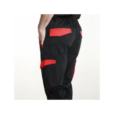 Брюки Trooper, черный/красный-6