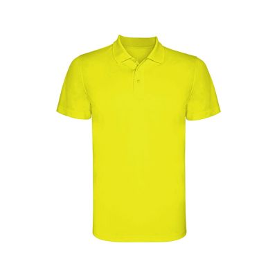 Рубашка поло Monzha мужская, неоновый желтый-0