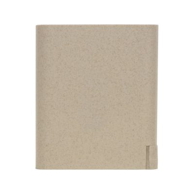 Настольный органайзер Cubic из пшеничного волокна с функцией беспроводной зарядки и выходами USB-9