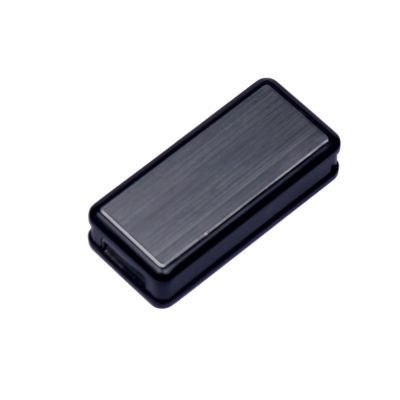 USB-флешка промо на 32 Гб прямоугольной формы, выдвижной механизм, черный-1