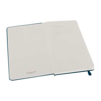 Записная книжка Moleskine Classic (в линейку) в твердой обложке, Large (13х21см), сапфир-1