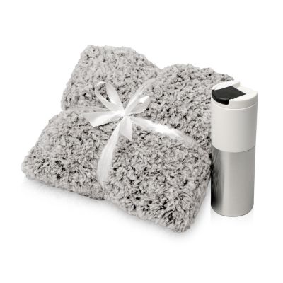 Подарочный набор с пледом и термокружкой Хюгге-0