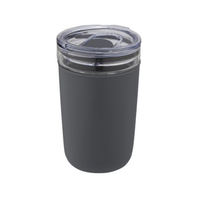 Bello, стеклянная кружка объемом 420 мл с внешней стенкой из переработанного пластика, серый-0