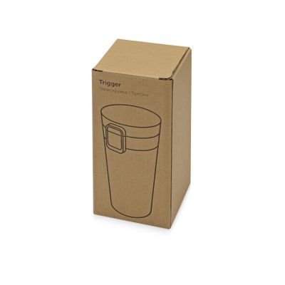 Герметичная термокружка Trigger 380мл, черный-8