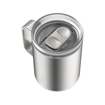 Ocean Bottle дорожная кружка-термос объемом 350 мл - стальной-0