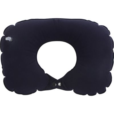Подушка под шею с помпой Push, синий-3