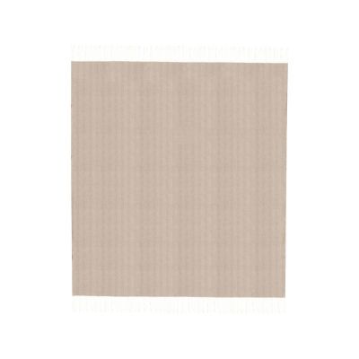 Плед Ёлочка 150х180 см. ПРЕМИУМ (бежевый однотонное)-3