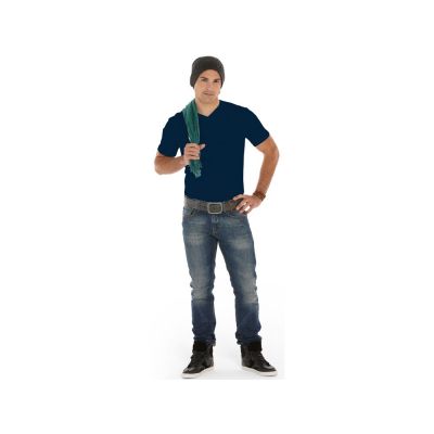 Футболка Heavy Super Club мужская с V-образным вырезом, темно-синий-9