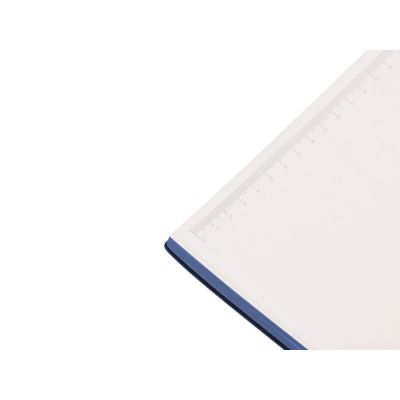 Бизнес-блокнот C1 софт-тач, гибкая обложка, 128 листов, синий-4