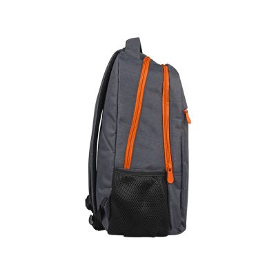 Рюкзак Metropolitan, серый с оранжевой молнией-5