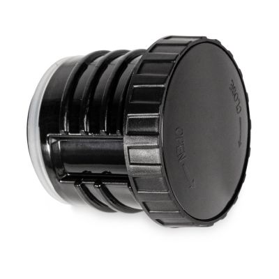 Термос Relaxika 101 (1 литр), черный (без лого)-7