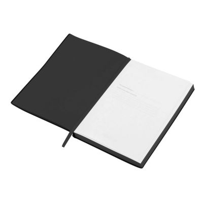 Бизнес-блокнот C1 софт-тач, гибкая обложка, 128 листов, черный-2